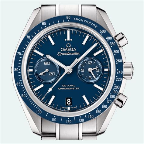 omega speedmaster automatic blue dial|omega speedmaster moonwatch blue.